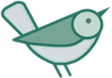 こまどりのイラスト